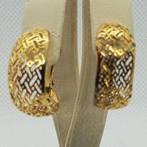 Napier Gold Screw On Earrings